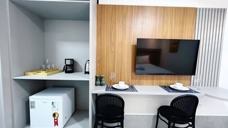 Lindo Flat Térreo c/Terraço Legacy Cabo Branco