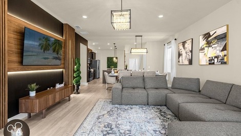 Vacaciones Disney en una casa de lujo.