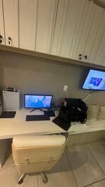 Flat em hotel de luxo Ritz Suítes Grand Hotel Boutique vista ampla mar