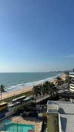 Flat em hotel de luxo Ritz Suítes Grand Hotel Boutique vista ampla mar