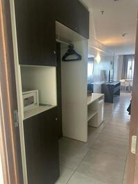 Stúdio em hotel luxo Ritz Suítes Grand Hotel Boutique vista ampla mar