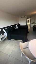 Stúdio em hotel luxo Ritz Suítes Grand Hotel Boutique vista ampla mar