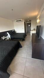 Stúdio em hotel luxo Ritz Suítes Grand Hotel Boutique vista ampla mar