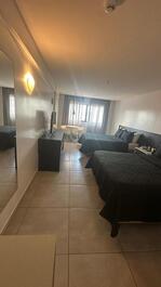 Stúdio em hotel luxo Ritz Suítes Grand Hotel Boutique vista ampla mar