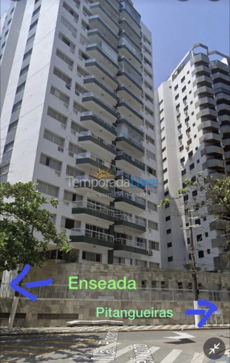 Apartment for vacation rental in Guarujá (Pitangueiras)