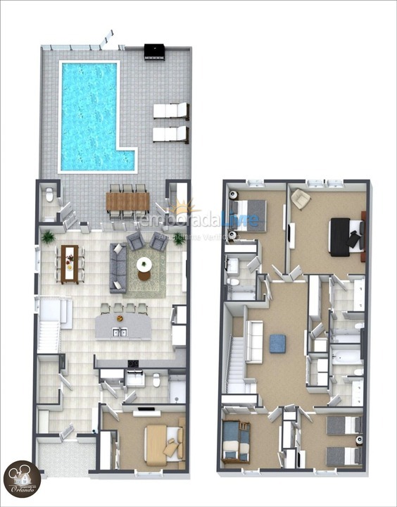 Casa para alquiler de vacaciones em Orlando (Davenport)