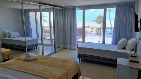 Linda Suíte Frente Mar C/Varanda-Caribessa