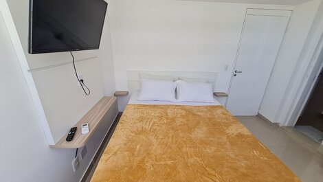 Aconchegante Suíte Lateral Mar no Na Praia Bessa