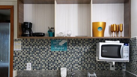 Flat Frente Mar Maravilhoso no Blue Sunset