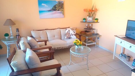 Sala de estar com smart tv