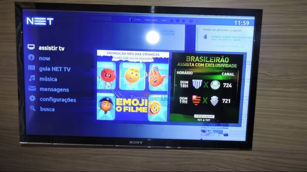 Apartamento para alquiler de vacaciones em Praia Grande (Balneário Maracanã)