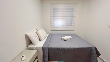 Apto com 2 quartos, Wi-Fi e ar-condicionado