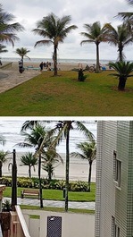 Furnished apartment one block from Caiçara beach.