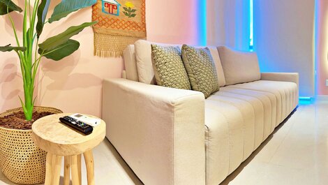 Apt | Port Ville 309 | Lindo Novo Vista para o Mar