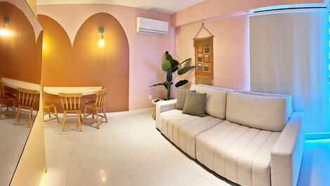 Apt | Port Ville 309 | Lindo Novo Vista para o Mar