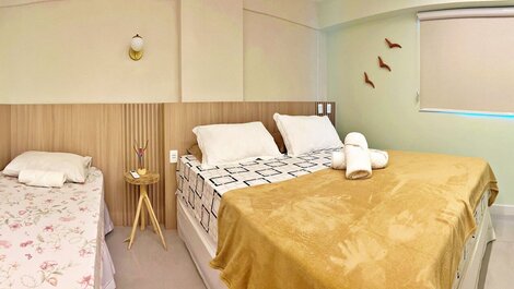 Apt | Port Ville 309 | Lindo Novo Vista para o Mar