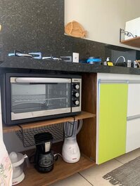 17o andar — ampla vista mar.