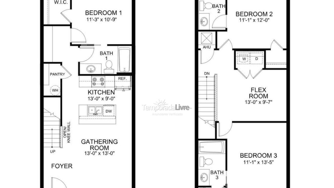 Casa para aluguel de temporada em Orlando (Kissimmee)