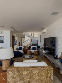 House in a beachfront gated community