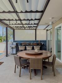 House in a beachfront gated community