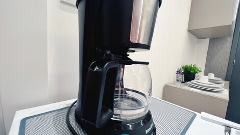 Flat c/ Banheira no Terraço - Miramar Hospedagens