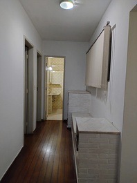 Corredor de acesso aos quartos 