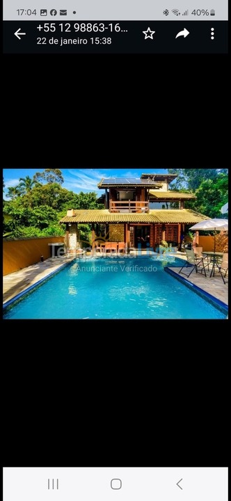 Casa para aluguel de temporada em São Sebastião (Praia da Jureia)