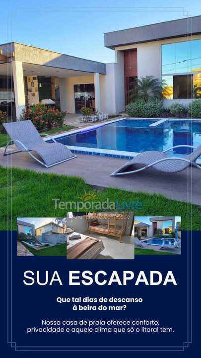 House for vacation rental in Camaçari (Barra do Jacuípe)