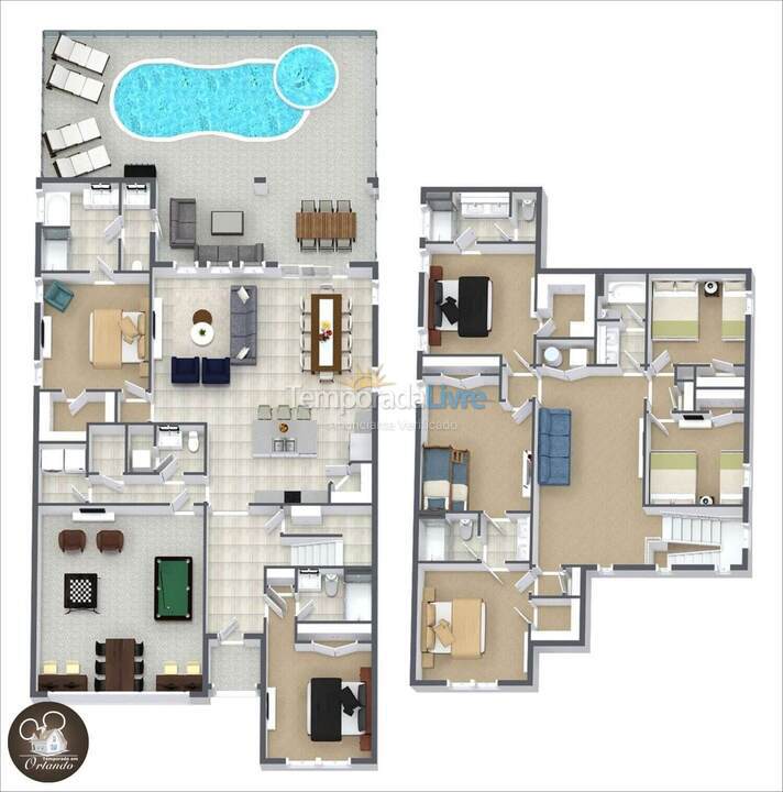 Casa para alquiler de vacaciones em Orlando (Kissimmee)