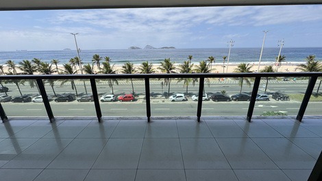 Apartamento de lujo con vistas al mar • Frente a la playa en Ipanema • 4 habitaciones