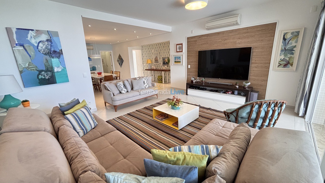 Apartamento para aluguel de temporada em Bertioga (Riviera de São Lourenço)