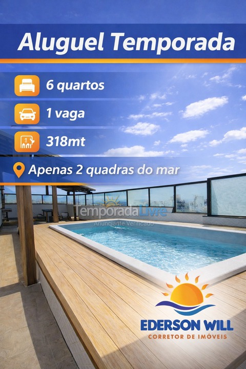 Apartamento para aluguel de temporada em Guarapari (Praia do Morro)