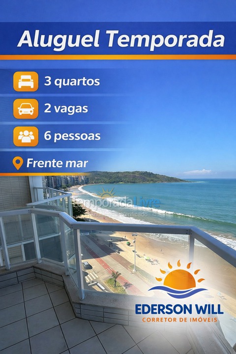 Apartamento para aluguel de temporada em Guarapari (Praia do Morro)