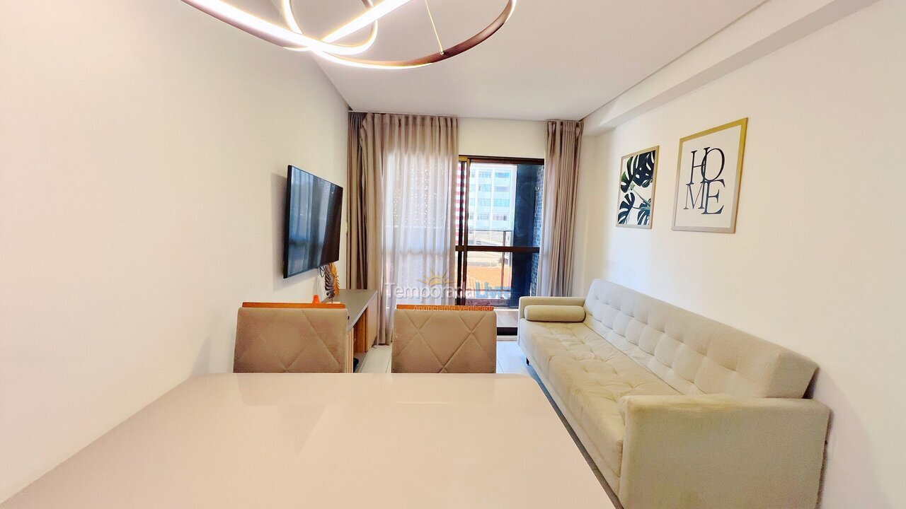 Apartamento para aluguel de temporada em João Pessoa (Cabo Branco)