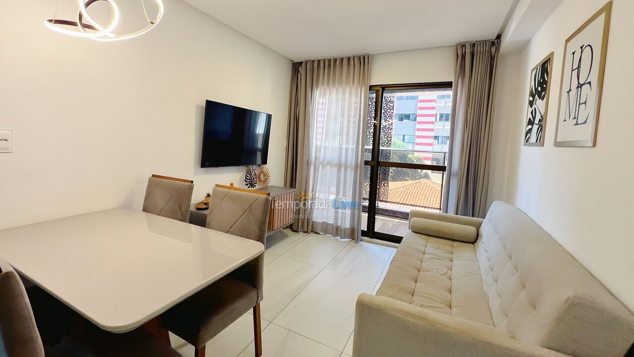 Apartamento para aluguel de temporada em João Pessoa (Cabo Branco)