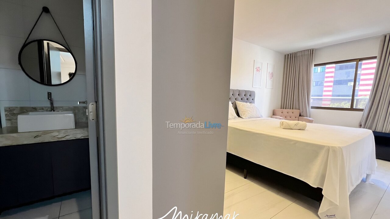 Apartamento para aluguel de temporada em João Pessoa (Cabo Branco)