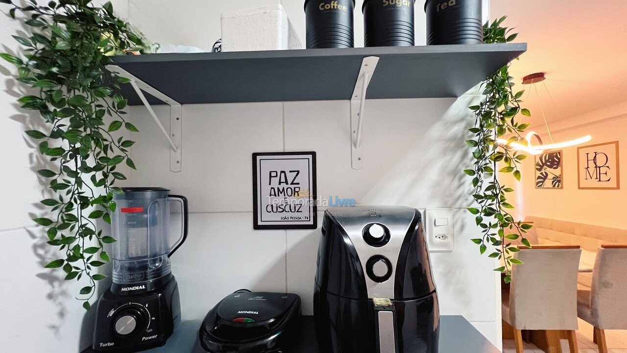 Apartamento para aluguel de temporada em João Pessoa (Cabo Branco)