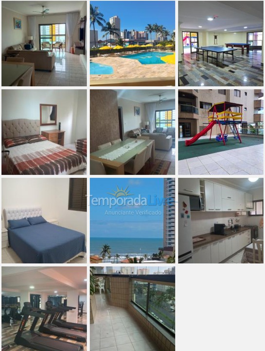 Apartamento para alquiler de vacaciones em Praia Grande (Aviação)