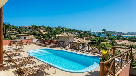 WB 12 Geribá Casa c/ Piscina e sauna, 5 quartos