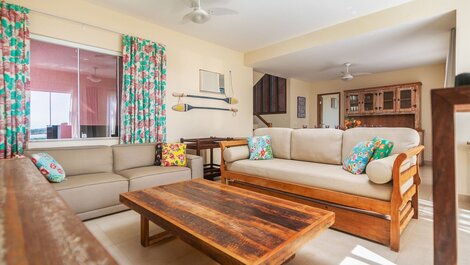 WB 12 Geribá Casa c/ Piscina e sauna, 5 quartos