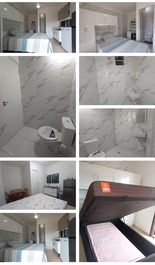 Pensión cerca de la playa y la estación de autobuses.