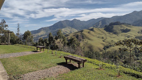 Vista para as montanhas