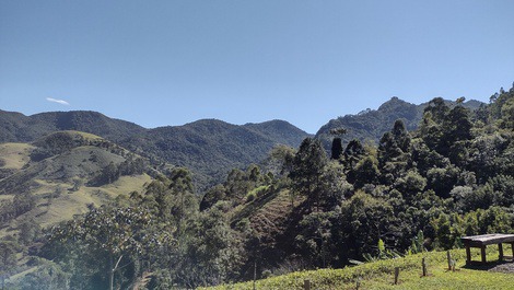 Vista para as montanhas