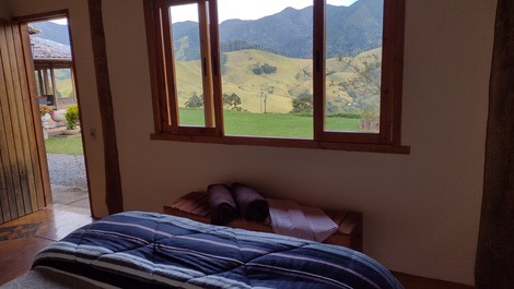 Vista para as montanhas