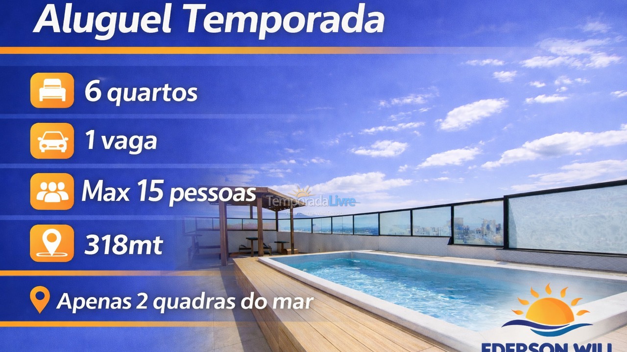 Apartamento para aluguel de temporada em Guarapari (Praia do Morro)