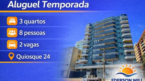 Apartamento para alugar em Guarapari - Praia do Morro