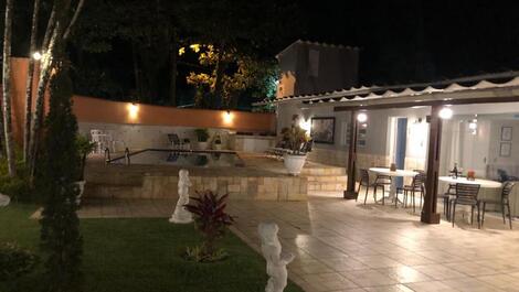 Large house with pool and sauna for up to 30 people.