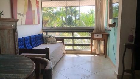 Sala de tv com vista 