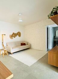 Luxury apartment with air conditioning in a new condominium.