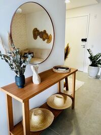 Luxury apartment with air conditioning in a new condominium.